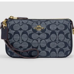 Coach Denim Jacquard Nolita 19 Purse